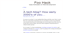 Desktop Screenshot of foohack.com